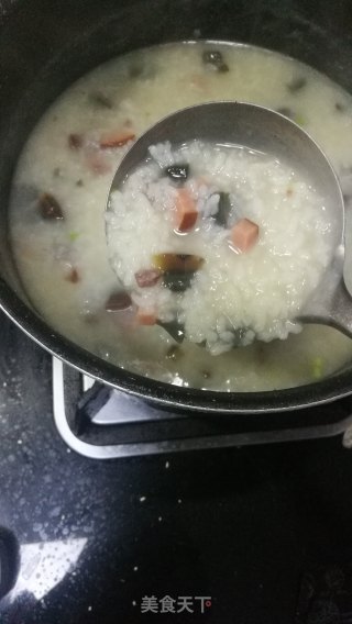 皮蛋瘦肉粥的做法步骤：9