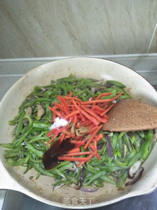 素炒豆角丝的做法步骤：9