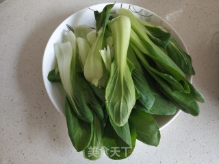 香菇油菜的做法步骤：2