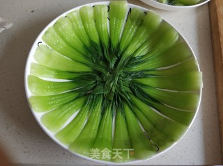香菇油菜的做法步骤：5