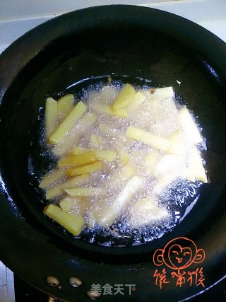 无丝豆烧土豆的做法步骤：5