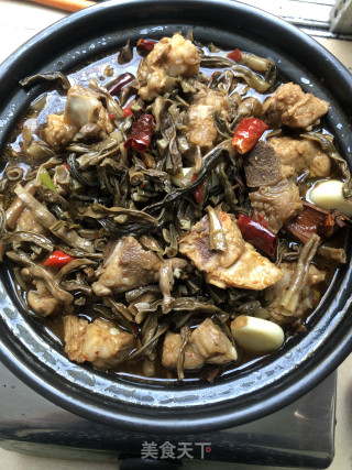 砂锅干豆角焖排骨的做法步骤：11