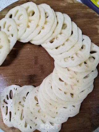月子餐系列——酱汁藕夹肉的做法步骤：3