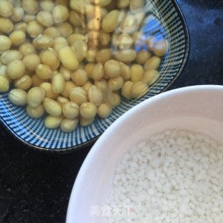 三豆米糊的做法步骤：2