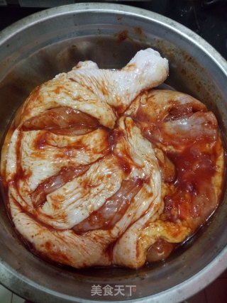 烤鸡腿的做法步骤：2