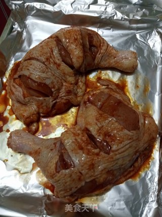 烤鸡腿的做法步骤：3