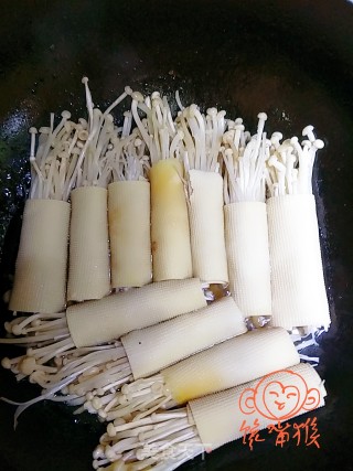 蚝油金针卷的做法步骤：9