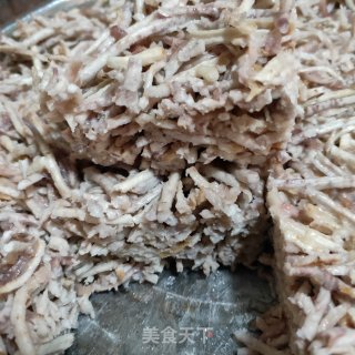 香煎芋丝糕的做法步骤：5