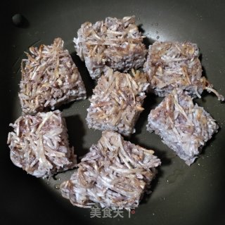 香煎芋丝糕的做法步骤：6