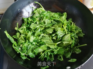 清炒萝卜菜苗的做法步骤：5