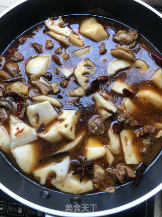 莲藕焖鸭肉的做法步骤：9