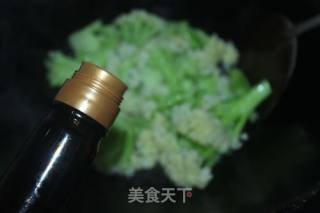#家常下饭菜#炒花菜的做法步骤：4