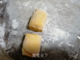 南瓜玫瑰花馒头的做法步骤：8