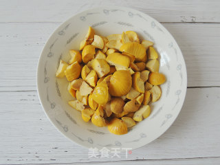 煎鸡胸栗子饭的做法步骤：5