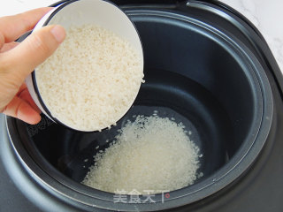 煎鸡胸栗子饭的做法步骤：8