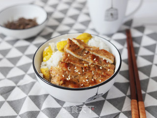 煎鸡胸栗子饭的做法步骤：18