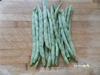 番茄肉末炒四季豆的做法步骤：3