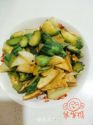 丝瓜烧豆腐的做法步骤：10