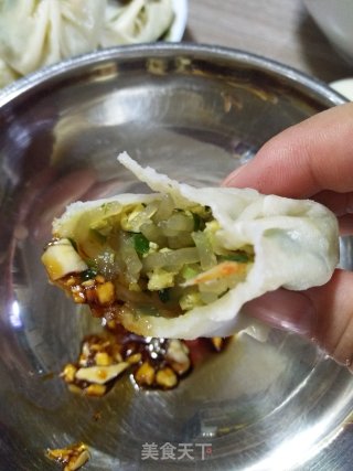 韭菜虾仁鸡蛋蒸饺的做法步骤：6