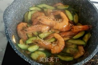鲜虾小炒脱糖饭的做法步骤：8