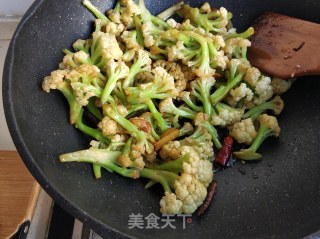 干煸菜花的做法步骤：6