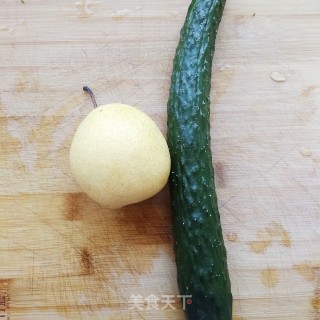 雪梨黄瓜饮的做法步骤：1