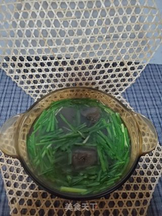 鸭血韭菜汤的做法步骤：7