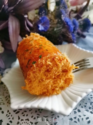 葱香肉松面包卷的做法步骤：26
