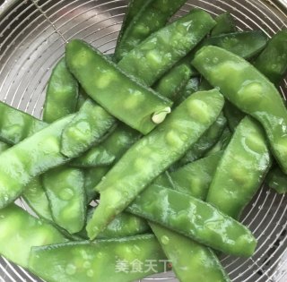 梅豆炒大虾的做法步骤：6