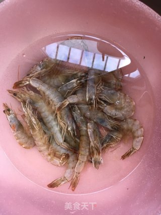 梅豆炒大虾的做法步骤：7