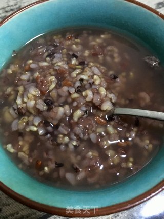 三色糙米粥的做法步骤：6