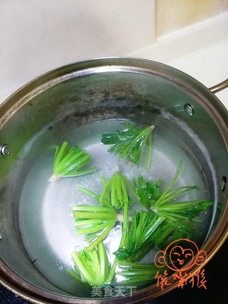 菠菜拌粉丝的做法步骤：4