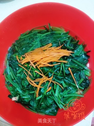 菠菜拌粉丝的做法步骤：5
