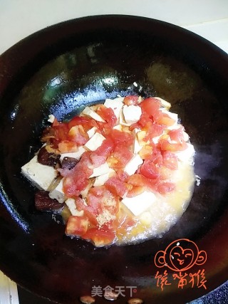 西红柿烧豆腐的做法步骤：6