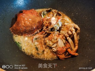 红烧梭子蟹的做法步骤：7