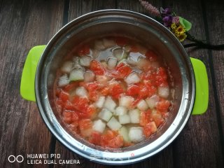 蕃茄紫菜冬瓜汤的做法步骤：5