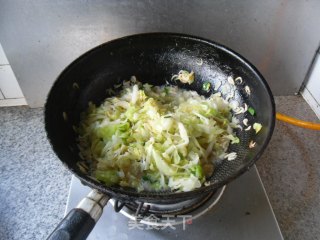 圆白菜炒豆腐干的做法步骤：9