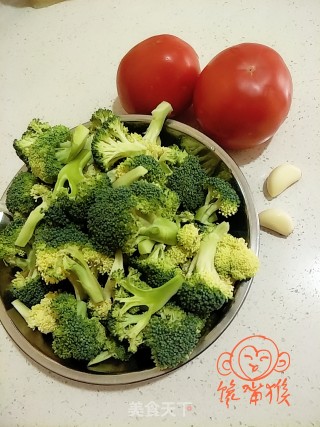 西红柿西蓝花的做法步骤：1