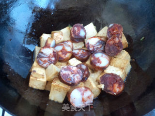 腊味豆腐的做法步骤：6