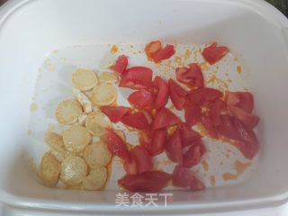 番茄金针豆腐汤的做法步骤：4