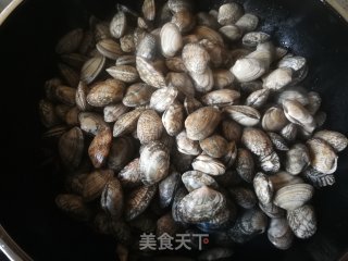 麻辣花蛤的做法步骤：4
