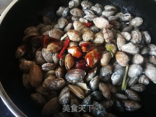 麻辣花蛤的做法步骤：6