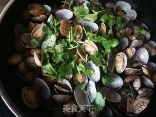 麻辣花蛤的做法步骤：9