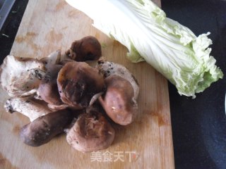 香菇白菜片的做法步骤：1