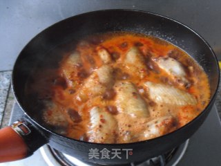 香辣鸡翅的做法步骤：9