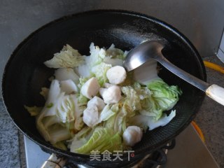 鱼丸烧白菜的做法步骤：8