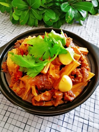 腐竹烧牛腩的做法步骤：15