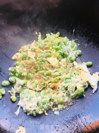 毛豆炒鸡蛋的做法步骤：6
