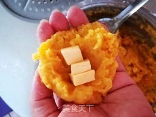 芝士地瓜饼的做法步骤：5