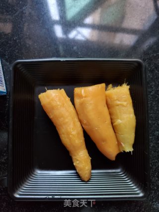番薯牛奶饮的做法步骤：2